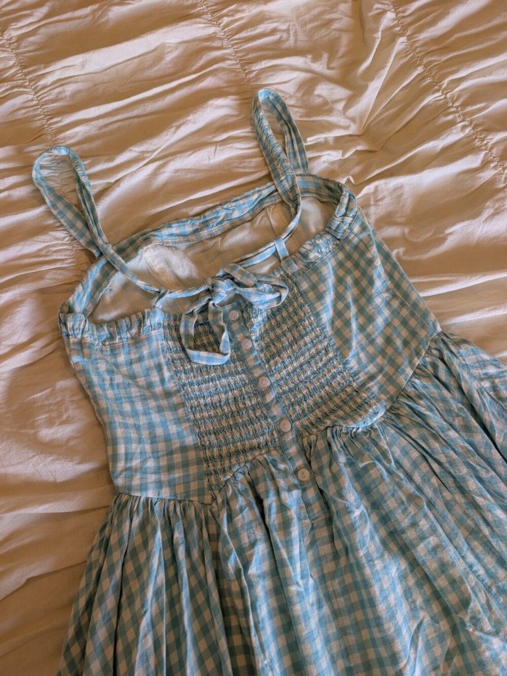 Free People Sammi Gingham Midi Dress - Picture 4 of 8